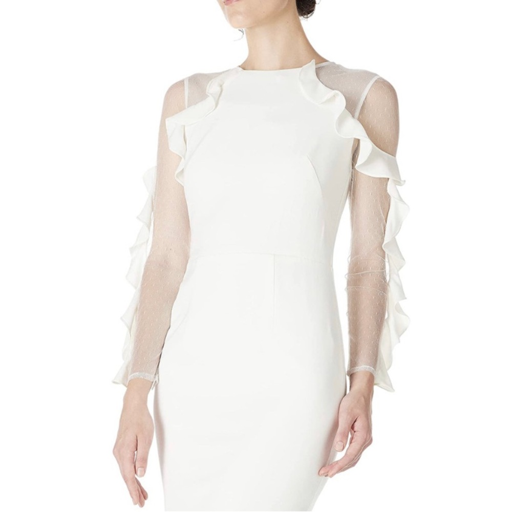 New Social Graces Off White Formal Gown Wedding Size 14